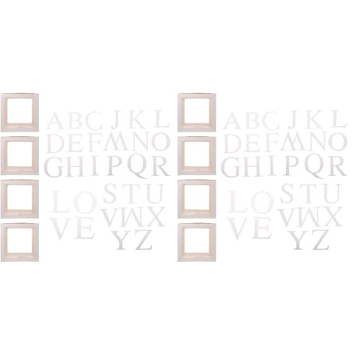 Toyvian バルーンボックス 透明 バルーン 箱 風船ボックス 置き型 ファベット サプライズ パーティー 結婚式 性別発表 写真撮影 誕生日 卒業式 発表会 装飾背景 2セット (4個+LOVE+26個 ファベット)