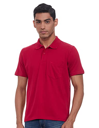 Image of Monte Carlo Mens S.Blue Plain Collar T-Shirt |22203401-167
