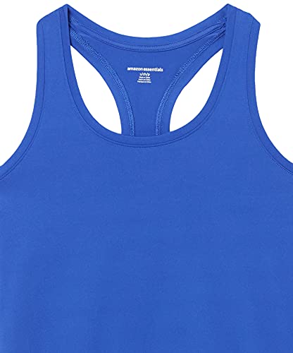 Image of Amazon Essentials Women's Active Quick Dry Tech Stretch Racerback Scoop Neck Tank Top, Multipacks