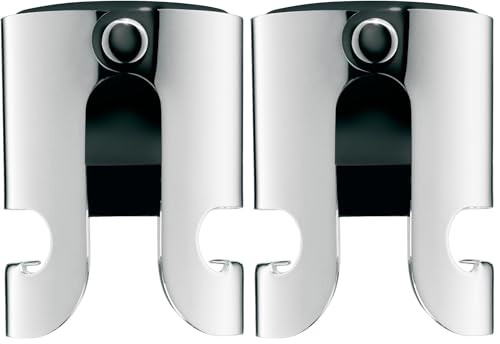 WMF Clever & More Tapón para Botella Champagne, Acero Inoxidable Pulido, 1 Pack (Paquete de 2)
