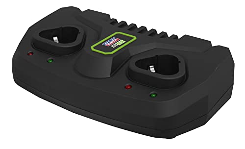 Cargador Sealey SV10.8 de litio dual CP108VMC2 para alimentar dos baterías de 10.8 V 4
