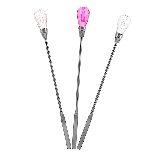 LALADEFIEE Sealing Wax Stirrer Rod Stir Stick Spoon 3pcs Melting Wax Stirrer for Coffee Tea Hot Drink
