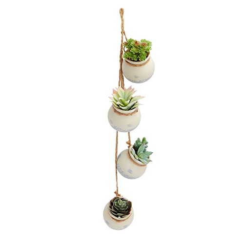 Farmlyn Creek WTIAN 4 Piece Small Ceramic Window Hanging Planters thumb #2