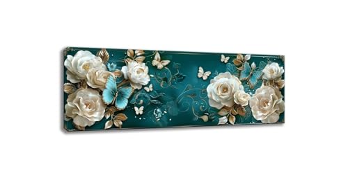 Broderie Diamant Papillon Rose pour une Décoration Murale Salon
