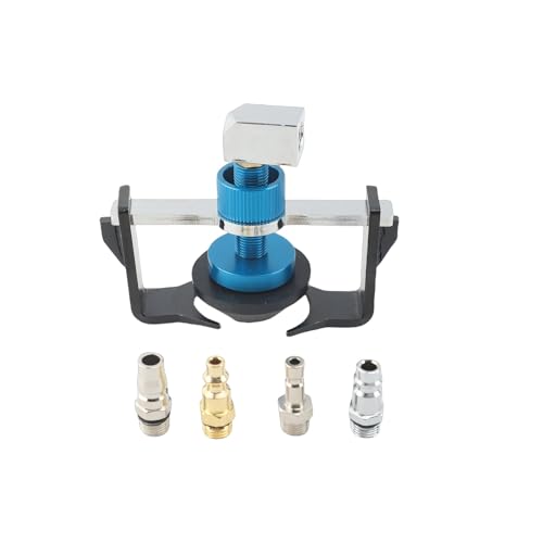 Yctze Adaptateur Universel de Purge de Frein, Adaptateur de Maître-Cylindre Réglable de 22 à 58 Mm avec 4 Connecteurs Rapides, pour la Plupart des Véhicules