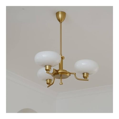 Lustre en verre rétro antbrass 3 têtes pour illuminer vos dîners en salle à manger