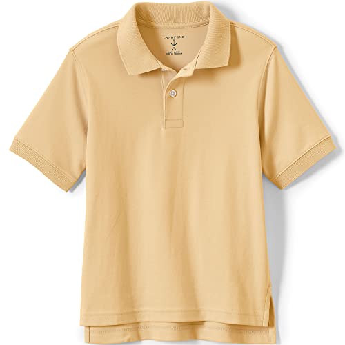 Image of Lands' End School Uniform Kids Short Sleeve Interlock Polo Shirt