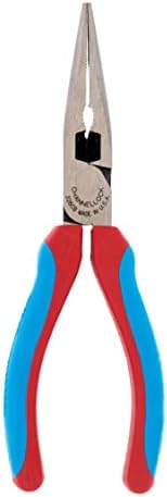 CHANNELLOCK 326CB 6-inch CODE BLUE XLT Combination Long Nose Pliers with Cutter | Made in USA | Forged High Carbon Steel