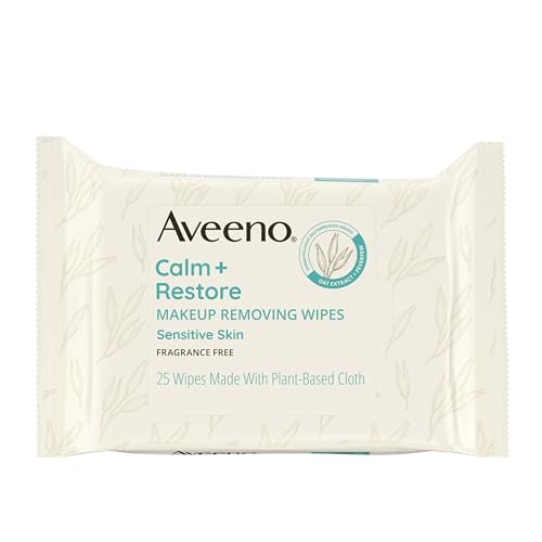 Aveeno Calm + Restore Unscented Makeup Remover...
