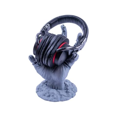 3D Vikings Headphone Stand, Headset Holder, Zombie Palm Gaming Earphone Stand, Headset Display, Solid Base for All Headphones Size Cover