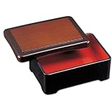 J-kitchens 天丼重 鰻重箱 網代（蓋親） ABS樹脂製 21x14.8x8cm 日本製