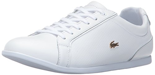 Lacoste Women's Rey LACE 317 1 CAW Shoe, White, 7.5 M US