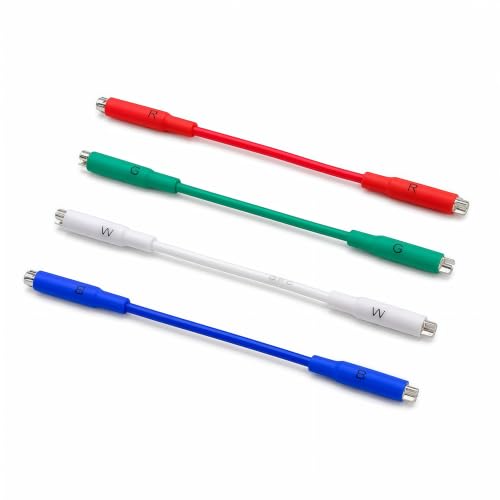 CDPMWVC Headshell Wires 4-Pack, Silver OFC Litz Leads