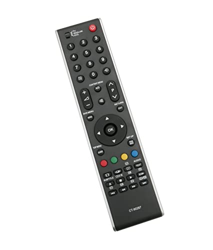 AULCMEET CT-90287 Replacement Remote Control Compatible with Toshiba 4K OLED Smart TV 32CV505DG 40XF355DG CT-90126 CT-90288 CT-90301