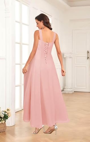 Mother of The Bride Dress with Jacket A Line Chiffon Prom Dresses Lace Applique Formal Evening Gown with Sleeve3