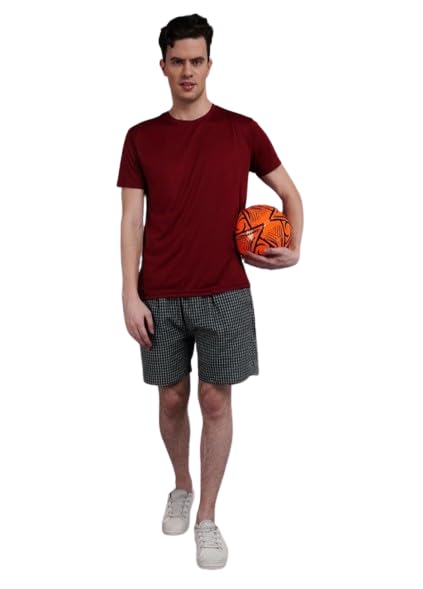 Men’s Regular Fit 100% Cotton Casual Lounge Shorts | Dual Pocket Sleep Shorts Pack of 3 (Small, Black)-picture-16