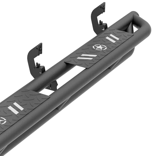 Estribos laterales acero negro para Silverado Sierra Crew Cab miniatura 7