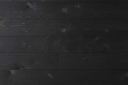 WoodyWalls Peel and Stick Wood Planks | Real Wood Wall Panels | Premium Set of 12 Wood Planks (19.5 sq. ft. per Box) Charcoal (Black)