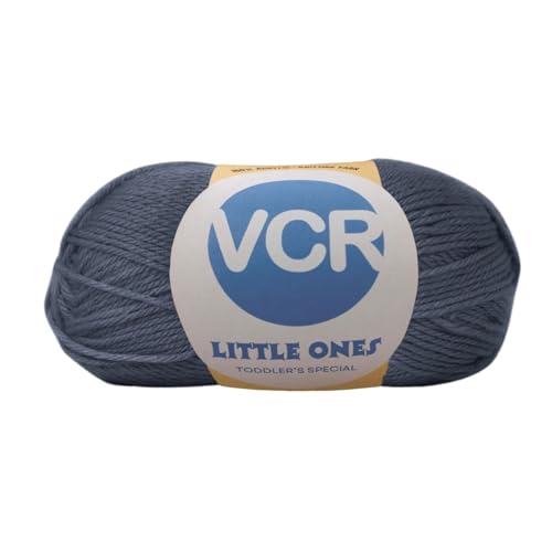 Image of VCR Cambridige Blue Yarn, 100 Grams Hank, 190 Meters Length, Acrylic Ball for Crochet and Knitting, Soft Crosia Threads, Pack of 1 Yarn, Suitable for DIY Crafts