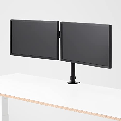 Image of Fully Pole-Mounted Monitor Arm - 2 Monitors