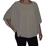 Einfacher Stil: Die einfarbige Bluse mit Crew-Schalkragen und ohne Manschetten ist einfach anzuziehen und zu kombinieren