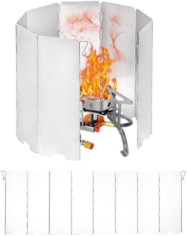 8 Pare Vent Pliable Rechaud, Pare-Vent Pliable Aluminium, Pare-Ve...