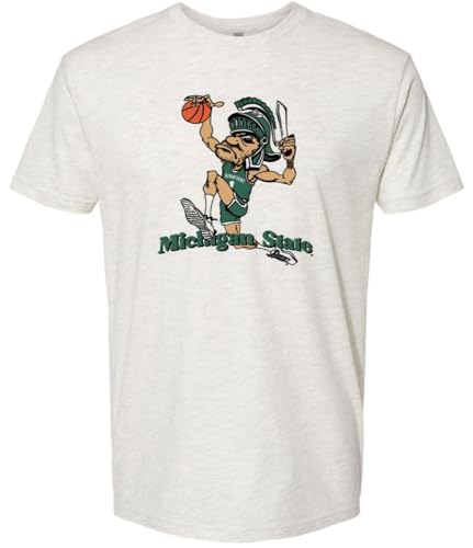 Michigan State Spartans Vintage and Retro MSU Unisex Shirts T-Shirts Tees Short Sleeve Apparel