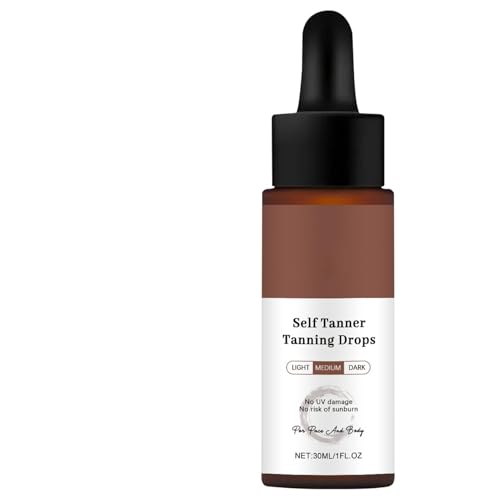 Gotas Iluminadoras Bronceadoras - Acelerador Líquido Para Bronceado Con Brillo Dorado Natural | Bronceador Solar Hidratante Duradero Para Playa Y Actividades Al Aire Libre Con Uso Diario