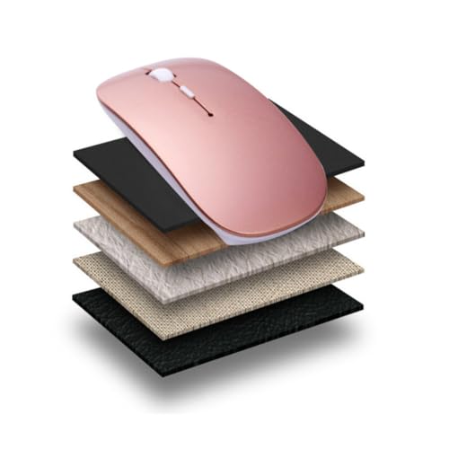 Teclado inalámbrico elegante SECFOU mini y compacto con ratón 2.4g 3