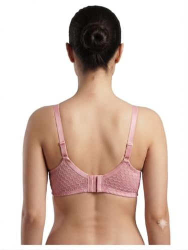 Image of Women's Cotton Blend Lightly Padded Wirefree T-Shirt Bra Combo (Pack of 3)
