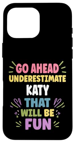 KATY Personalized Women's Gift Custom KATY X}zP[X iPhone 16 Pro Max p