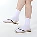 Ymapinc 3pack Japanese Tabi Socks, White Flip Flop Socks,Indoor Slippers Breathable Unisex