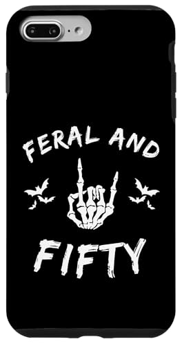 Feral And Fifty Rock �n���h�R�E���� 50�� �a���� ���j�� �X�}�z�P�[�X iPhone 7 Plus/8 Plus �p
