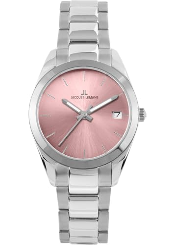 Preisvergleich Produktbild JACQUES LEMANS Damenuhr Derby Metallband 1-1878D