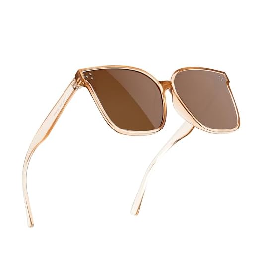 Óculos de Sol Polarizado Retrô Unissex Quadrado - Armação Oversized Leve TR90, Proteção UV400, Ideal para Dirigir e Viagens ao Ar Livre (marrom)
