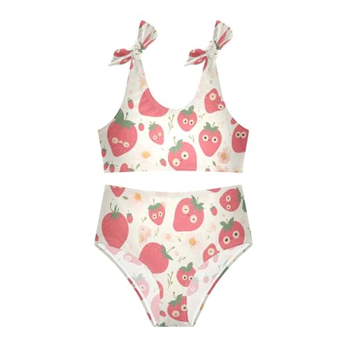 KLL Organic Garden Personalized Strawberry Girls 2 Piece Bikini Sets Quick-Dry Swimming Swimsuit Swimwear3