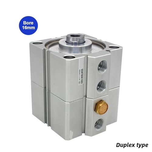 Vérin pneumatique de précision SDAT16 double effet avec filetage mâle B - 4