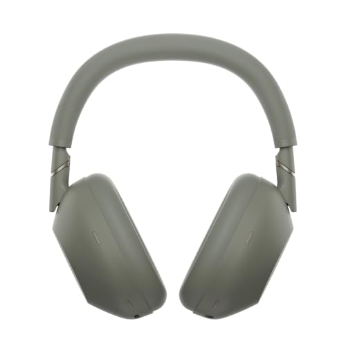Image of Sony WH-1000XM6 The Best Wireless Noise Canceling Headphones, HD NC Processor QN3, 12 Microphones, Adaptive NC Optimizer, Mastered by Engineers, Studio-Quality- Olive Gray