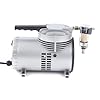 Oil-Free Vacuum Pump 220V 1/4 HP Die-Cast Aluminum Compact Vacuum Pump with 14.3 CFM Flow & 50dB Low Noise Quiet Bench Top Unit for Food Packaging, Laboratories & Medical Applications #4