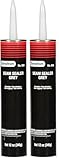 3M Dynatron Auto Seam Sealer Caulk, 550, Grey Color, Permanently Elastic, Fast-Skinning, Non-Staining, Non-Sagging, 12 oz (Pack of 2)