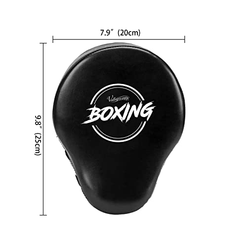 image for Valleycomfy Boxing Curved Focus Punching Mitts- Leatherette Training H