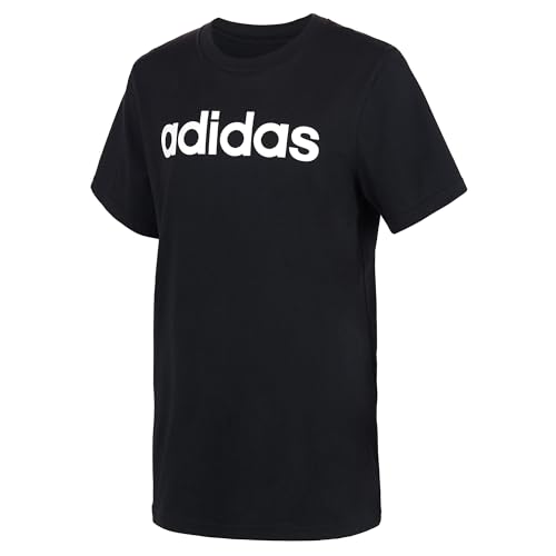 Image of Adidas Boys Short Sleeve Linear Logo T-Shirt