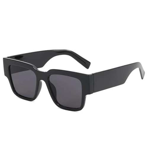 Lunettes de soleil anti UV400 femme monture large vintage contre éblouissement