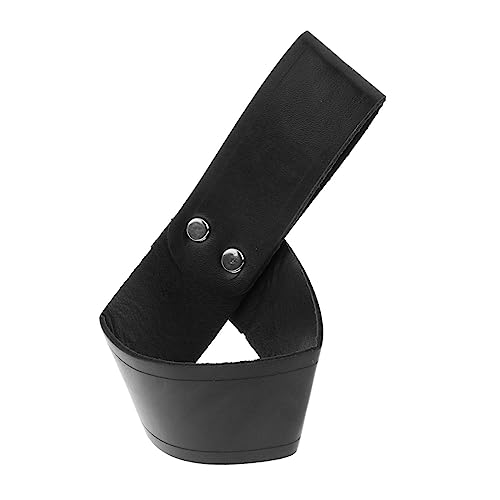 Sword Frog Holster PU Leather Carrying Holder Katanas Belt Hanger Sword Dagger Holster Rapier Scabbard Holder for Adult Men Cosplay, Black