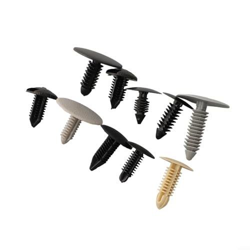 100 piezas de sujetadores de clip de ajuste de coche para paneles de puerta, guardabarros parachoques, retenedores de remaches de plástico para cubierta de motor y forro de maletero