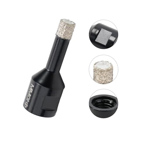 Forets diamantés M14 à sec carrelage granit perçage brasage sous vide - 6