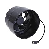 MeevrgR Potente extractor de ventilación de 12 V de 110 mm a 100 mm para 110 x 96 x 90 mm. Potente 12 V adecuado para exteriores e interiores, asegura una ventilación óptima
