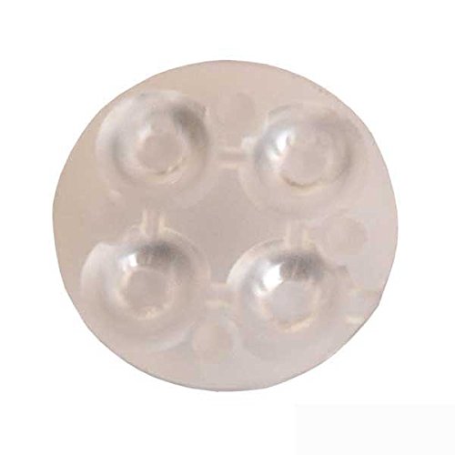 10624 Lens - Quad Frosted Wide Spot LED Optic Pack of 4