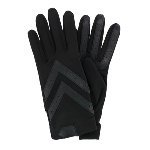 Gants d'hiver Isotoner tactiles élasthanne noirs S/M pour smartphone