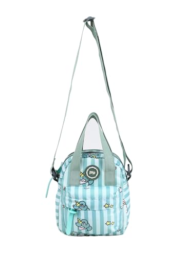 Image of PB Pearlbags Soft Crossbody Shoulder Or Hand Bag or Sling bag Water Resistant Anti Fall Stationery Storage Bag Handbag Clutch Bag Sweet Birthday Gift For 5-10 Years Children Students Girls